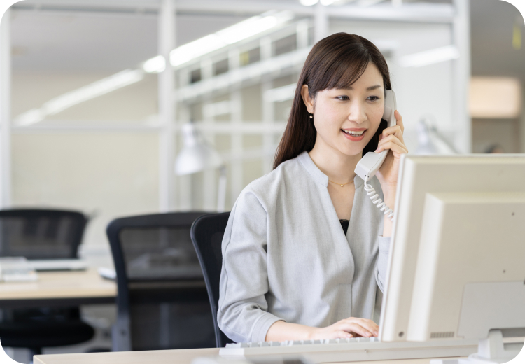 24時間の電話受付及び対応
